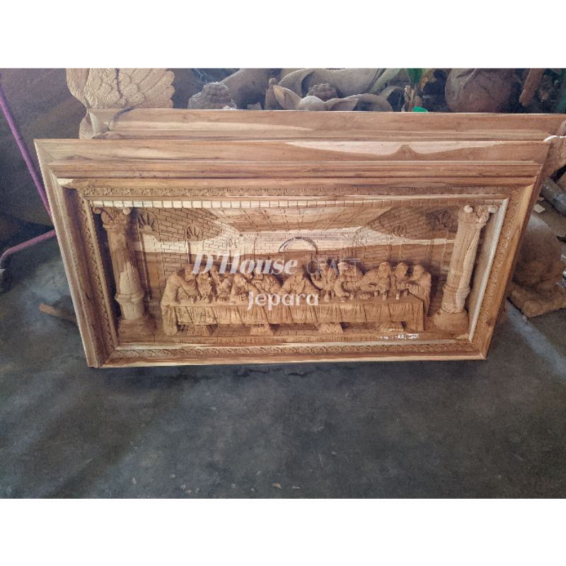 Relief Perjamuan Kudus (Panjang 2 meter)