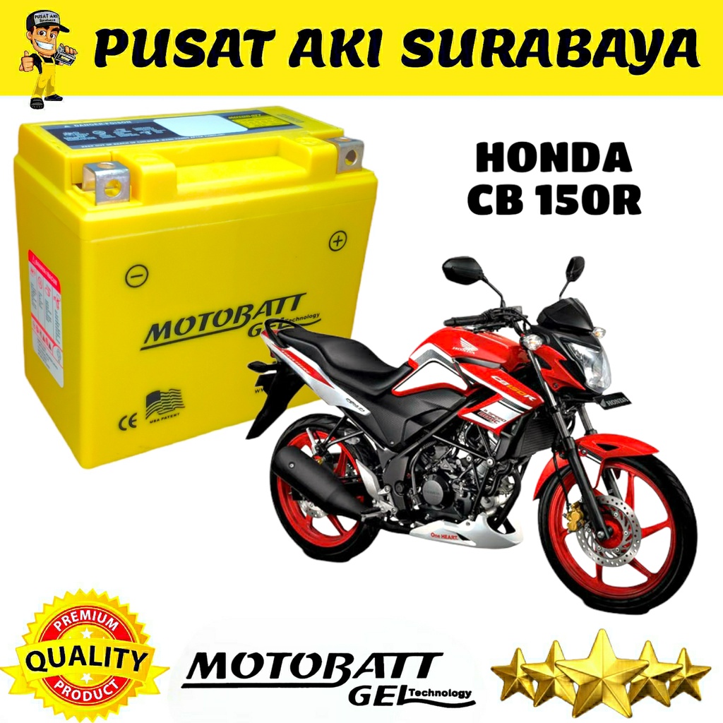 Jual Aki Motobat Mtz S Motor Honda Cbr Accu Motobatt Gel Bebas Perawatan Cb Mtz S