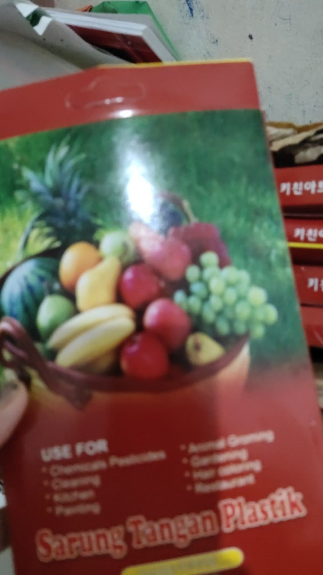 Sarung Tangan Plastik (isi 100 Lembar) / 50 Pasang