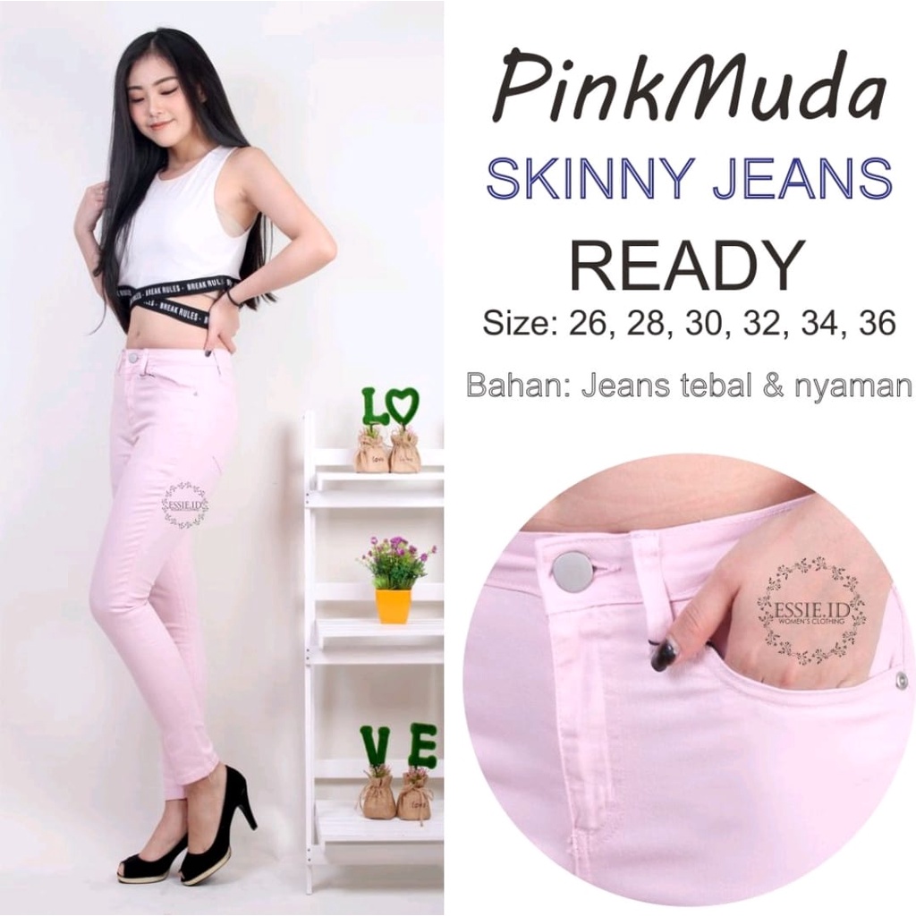 Celana Panjang Jeans Wanita Highwaist Skinny Jeans Model Ketat