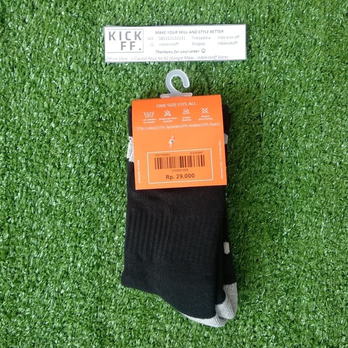 KAOS KAKI OLAHRAGA ORTUSEIGHT / KAOS KAKI PENDEK ORTUSEIGHT SWIFT SOCKS L - BLACK