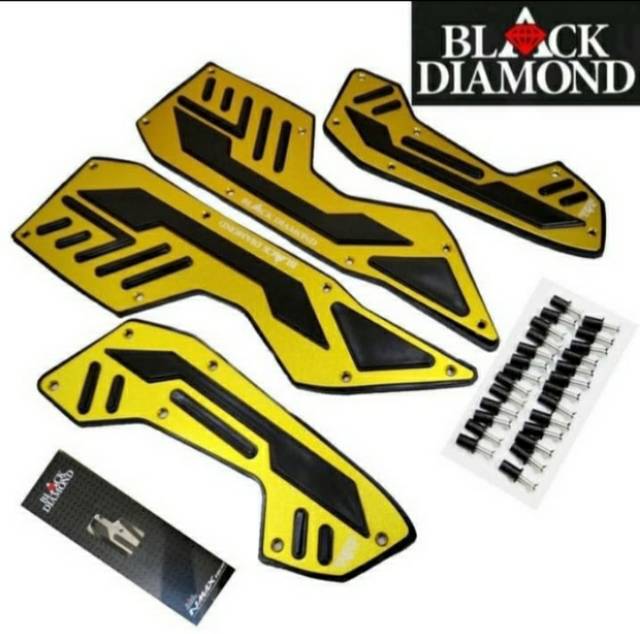 Karpet pijakan kaki bordes all new nmax 2020-2022 Black diamond