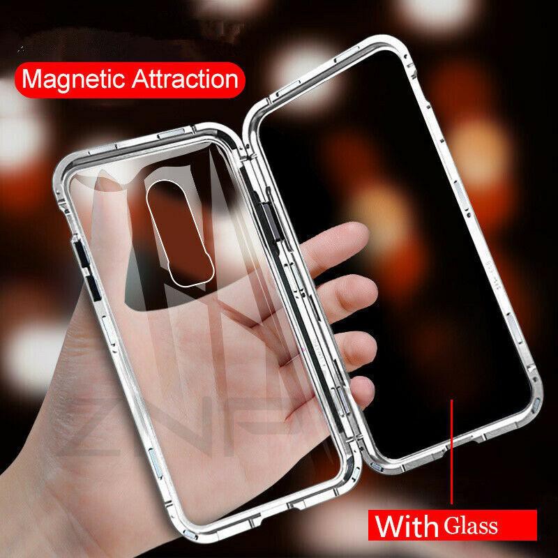 Xiaomi Redmi Note 10 Xiaomi Redmi Note 10 Pro Case Handphone Slim Magnetic Double Glass Casing Redmi Slim Magnetic Double Glass Full 360 Coverage Case Xiaomi Slim Double Glass Magnetic Coverage