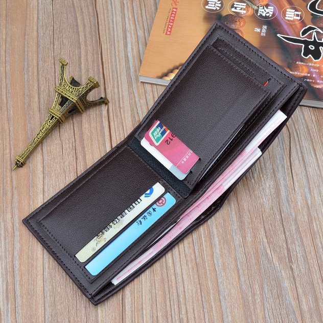 DOMPET LIPAT PRIA ORIGINAL KULIT HITAM SANTIAGO PENDEK SLOT KARTU BANYAK COWOK KEREN KECIL DISTRO PREMIUM IMPORT BRANDED MURAH ORI