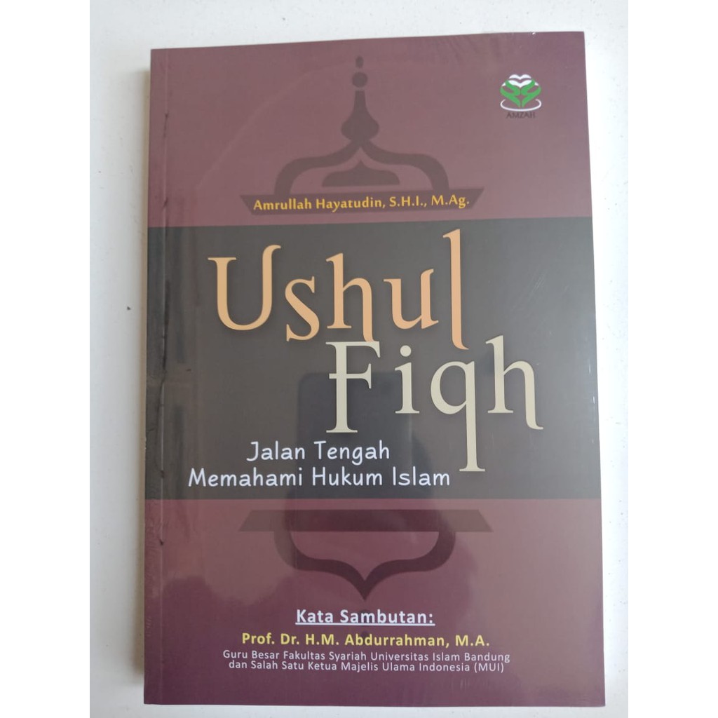 Buku Ushul Fiqh Jalan Tengah Memahami Hukum Islam Amrullah H Shopee Indonesia 0775