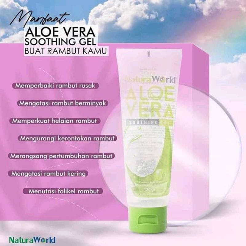 Aloevera Soothing Gel by Natura World 100% Original