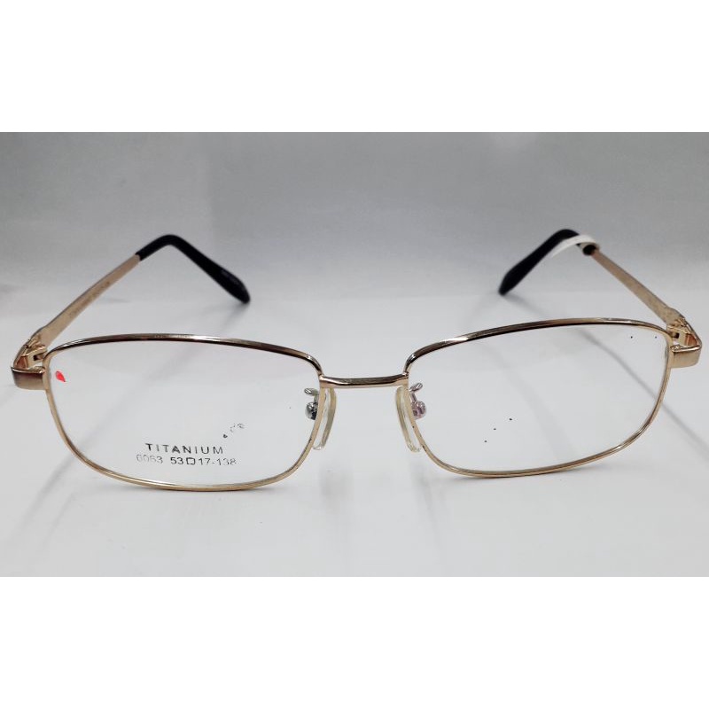 Kacamata Titanium Male's Full Frame 6063 Col.Gold