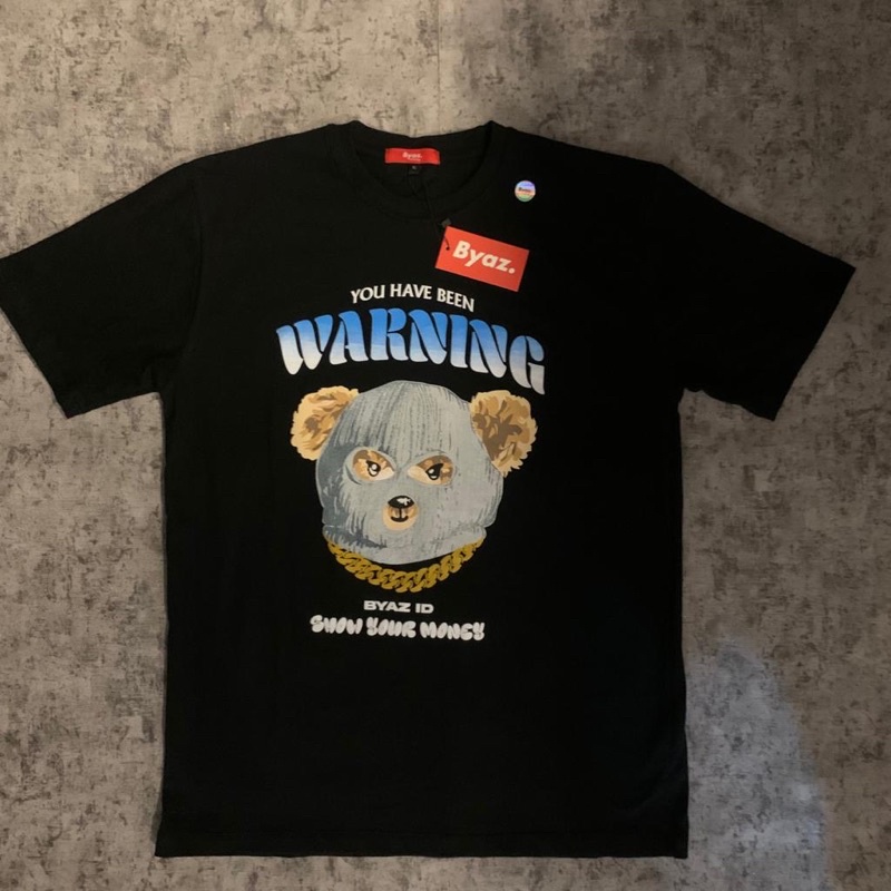 T Shirt BYAZ Warning Mask monkey