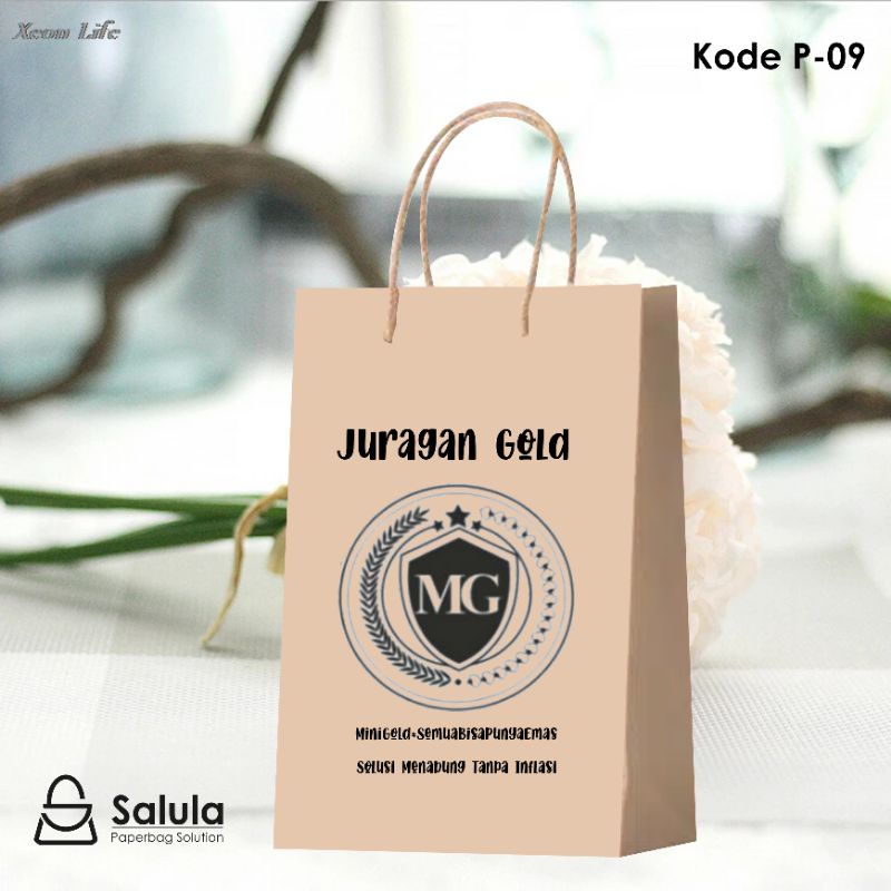 

Paperbag Costum size 7,5x3x13cm