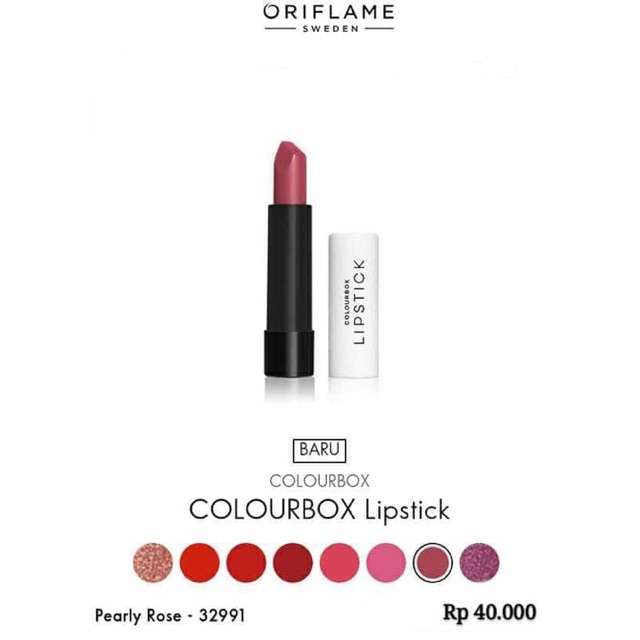[SALE] Oriflame Colourbox Lipstick -Pearly Rose- 🌹