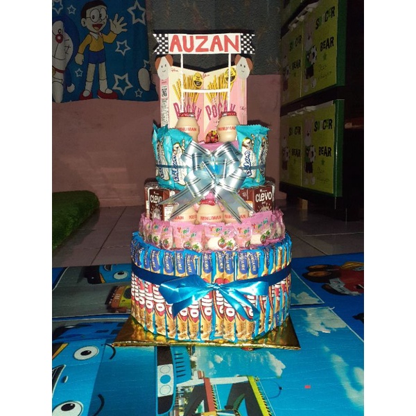 

Tower Snack untuk acara ultah/khitanan/kado