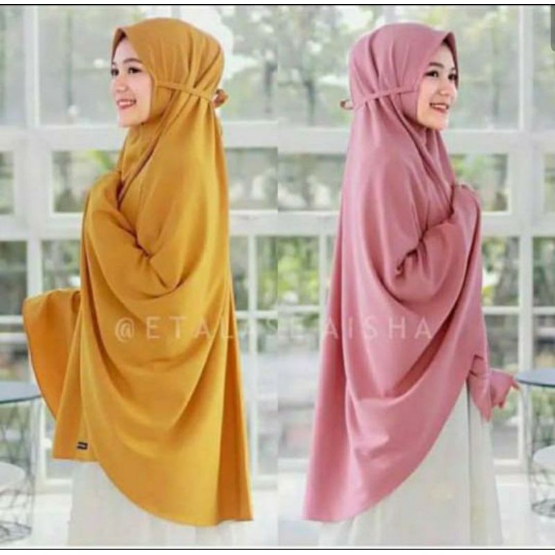 Maryam XXL jumbo / bergo maryam jumbo / bergo tali / khimar maryam jumbo