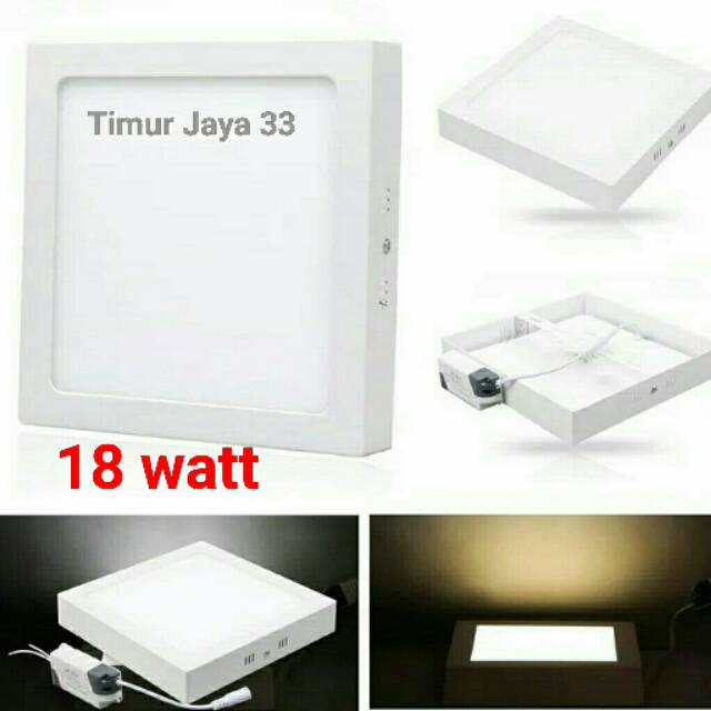 LAMPU DOWNLIGHT PANEL LED 18w OUTBOW OB PUTIH KOTAK 18w PLAFON