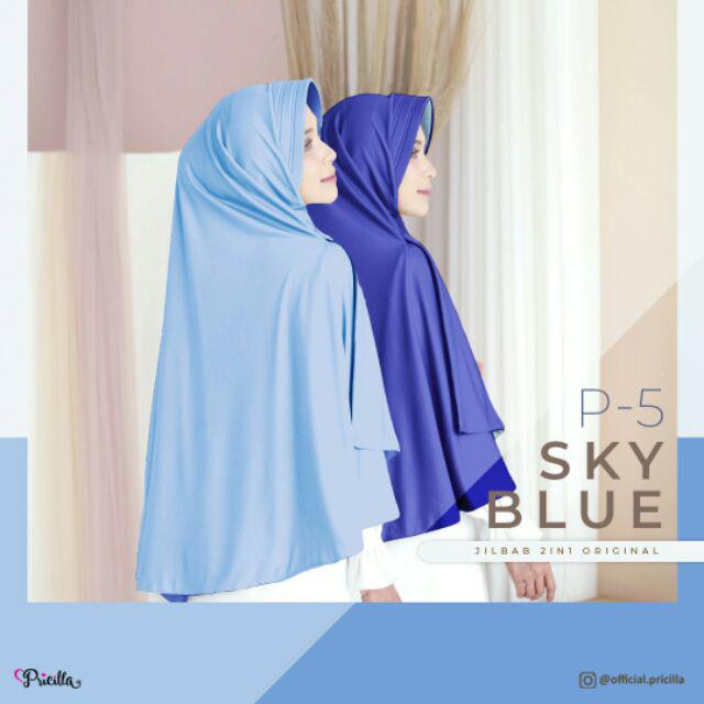 JILBAB INSTAN BOLAK BALIK PRICILLA ORIGINAL PAD-P5