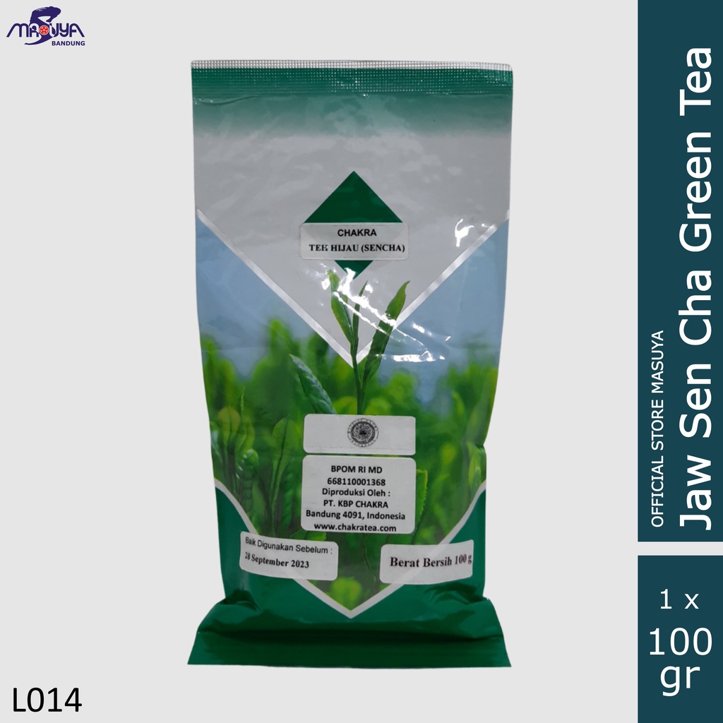 Chakra Jaw Sencha Teh Hijau 100 gr