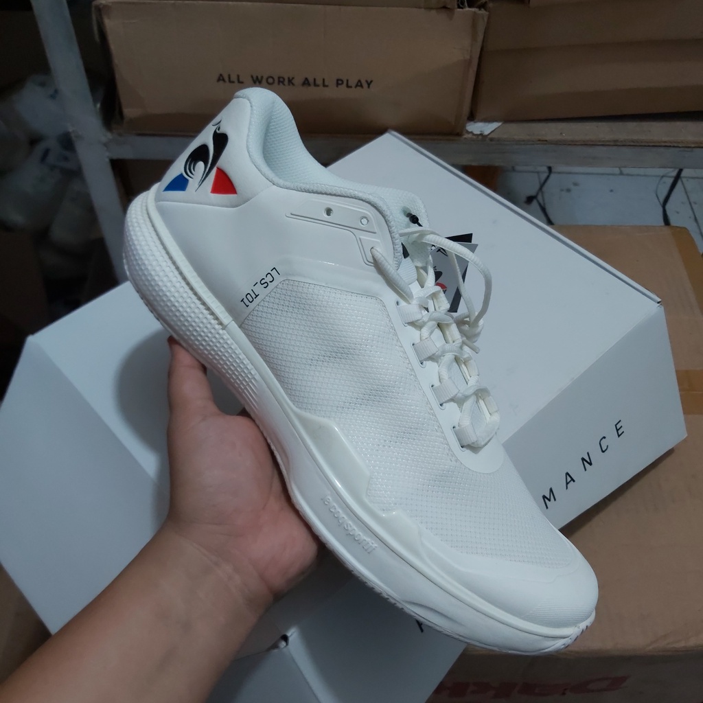 Sepatu Pria Le Coq Sportif White Black Original