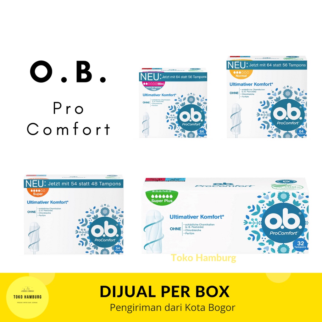 Tampon OB Pro Comfort per Box