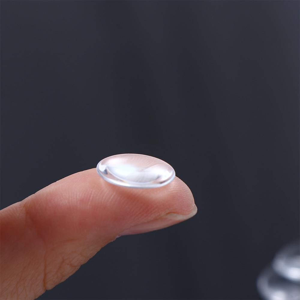 Mxbeauty Glass Eye Chips 20Pcs Cabochon Doll Bola Mata 14mm Flat Back Clear Glass Penutup Mata Boneka