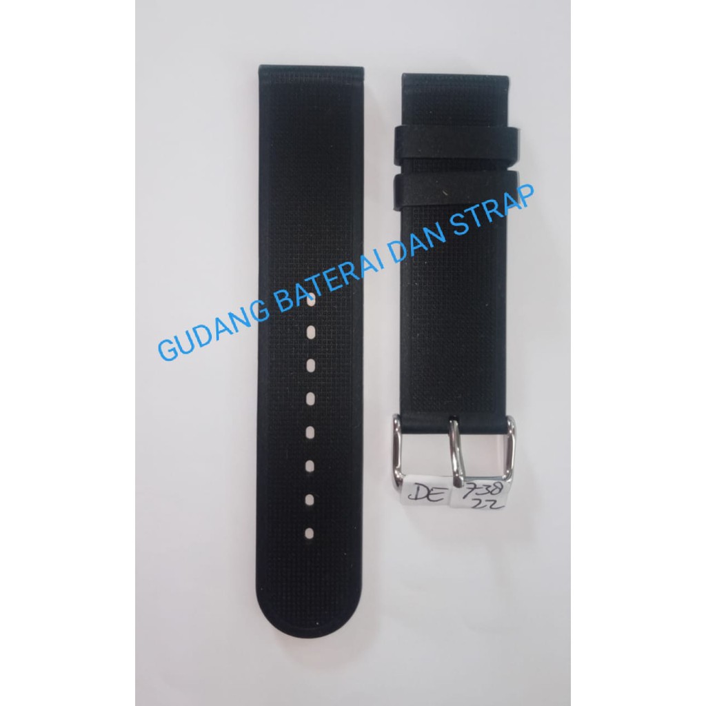 Tali Jam Tangan Tali karet Silicon 03-738