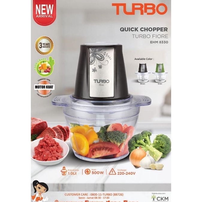 Turbo Fiore Quick Chopper EHM 8330 EHM8330