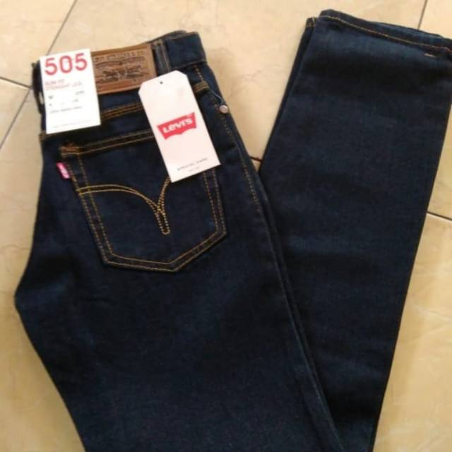 Celana Jeans Levis Cowok 505 Model Standart