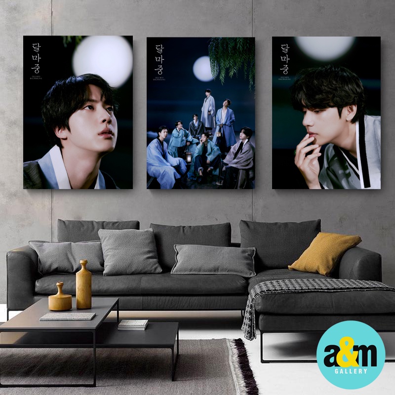 Poster Kayu BTS DALMAJUNG VERSION JIN RM SUGA JUNGKOOK J-HOPE JIMIN V I Hiasan Dinding Dekorasi Kamar I Poster Kayu K-POP Dekorasi Kamar - A&amp;M