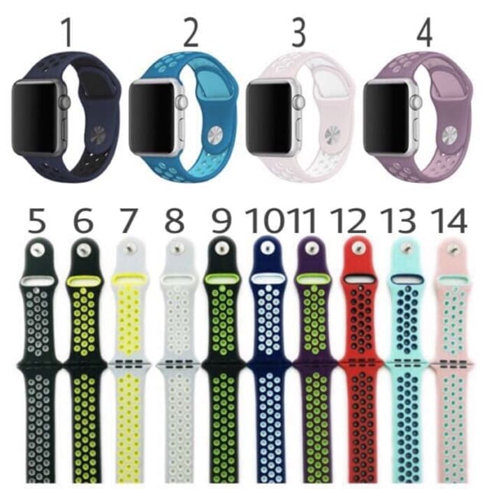 Apple Watch 38MM / 40MM / 41MM / 42MM / 44MM / 45MM / 49MM UTRA Nike Sport Strap Band Silicone 1- 8 / SE