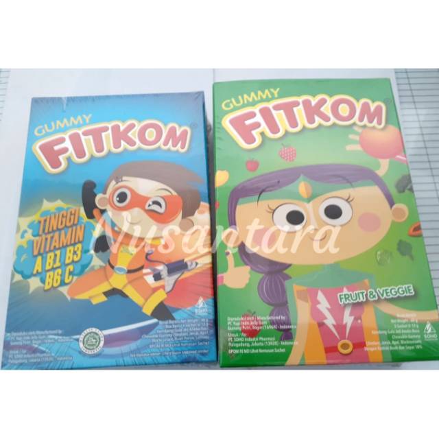 Fitkom Gummy aneka rasa