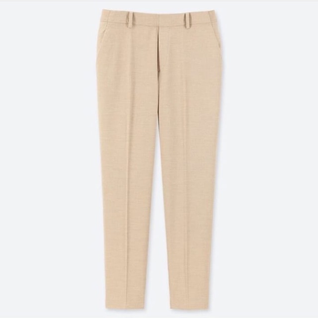 Uniqlo Women SALE EZY ankle pants Beige