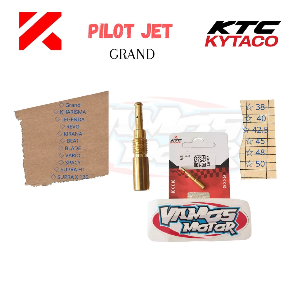 Spuyer / Pilot Jet KTC KYTACO Grand Beat Vario Supra