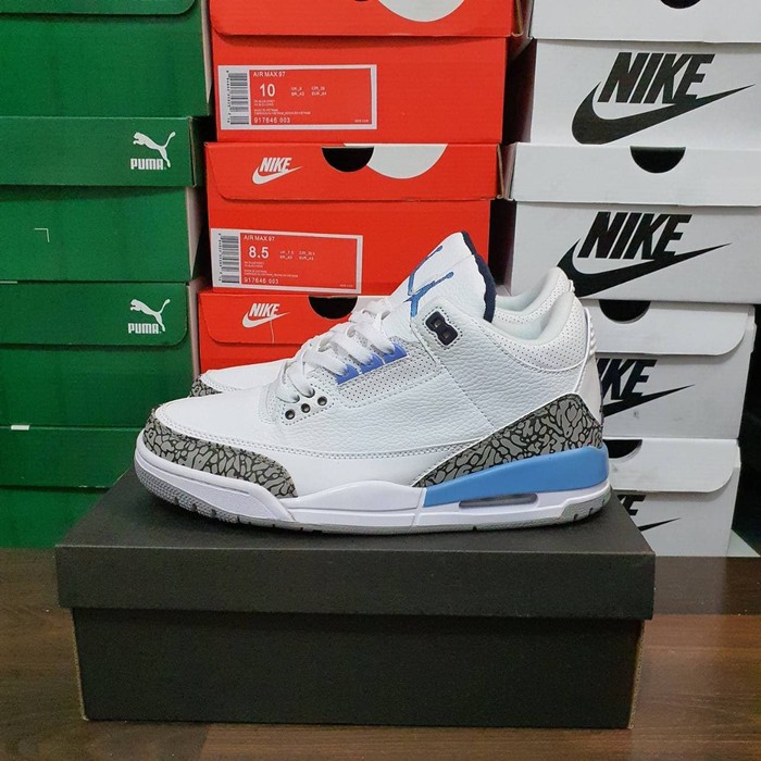 SEPATU NIKE AIR JORDAN 3 UNC PREMIUM ORIGINAL
