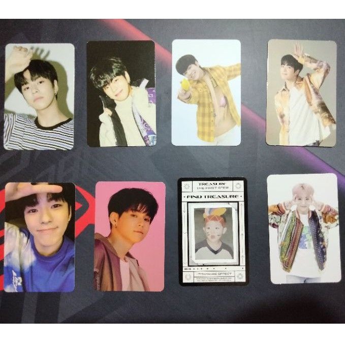 PC PHOTOCARD TREASURE CH 1 2 3 FULLALBUM FA JAEHYUK MASHIHO YOSHI JIHOON