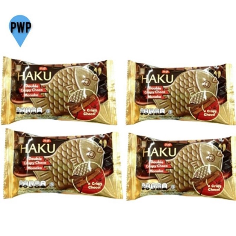 

Glico Wings Ice Cream Haku Double Crispy Choco Monaka 100ml Isi 4pc