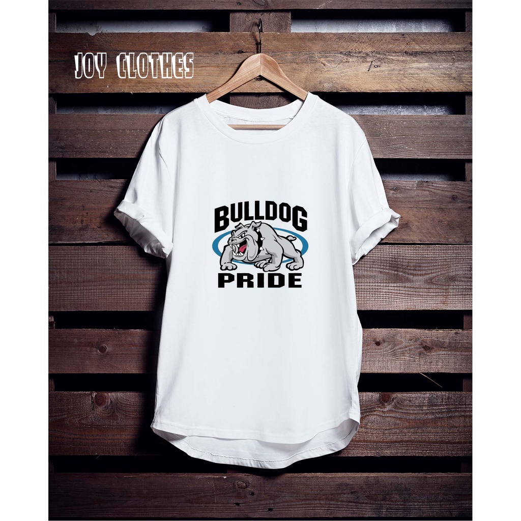 BULLDOG PRIDE WHITE TSHIRT-KAOS UNISEX KOLEKSI BULLDOG- KAOS PROMO UNISEX
