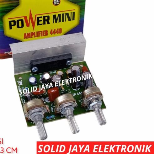 KIT POWER MINI AMPLIFIER LA4440 LA 4440 MONO 12V DC PLUS TONE CONTROL