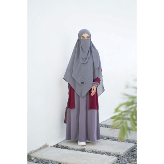 JILBAB CERUTI LAYER / KHIMAR CERUTI MUMTAZ HIJAB