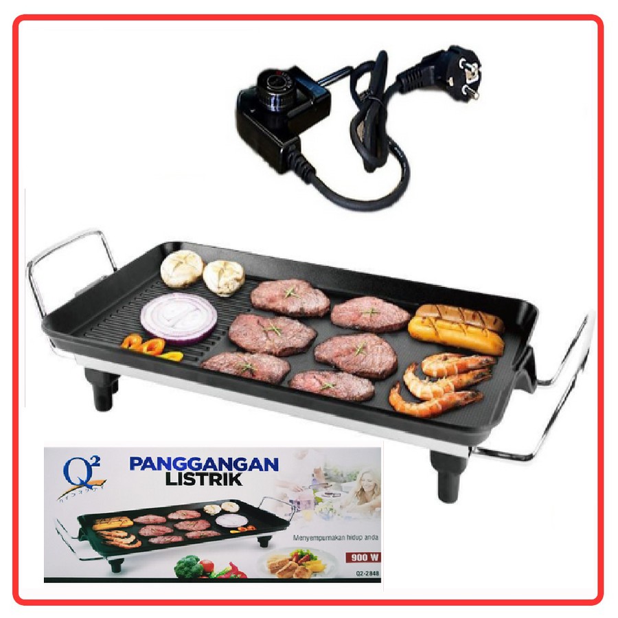 Alat Panggang BBQ Elektrik Teflon Anti Lengket Listrik Electric Grill elektrik alat panggang listrik 2848