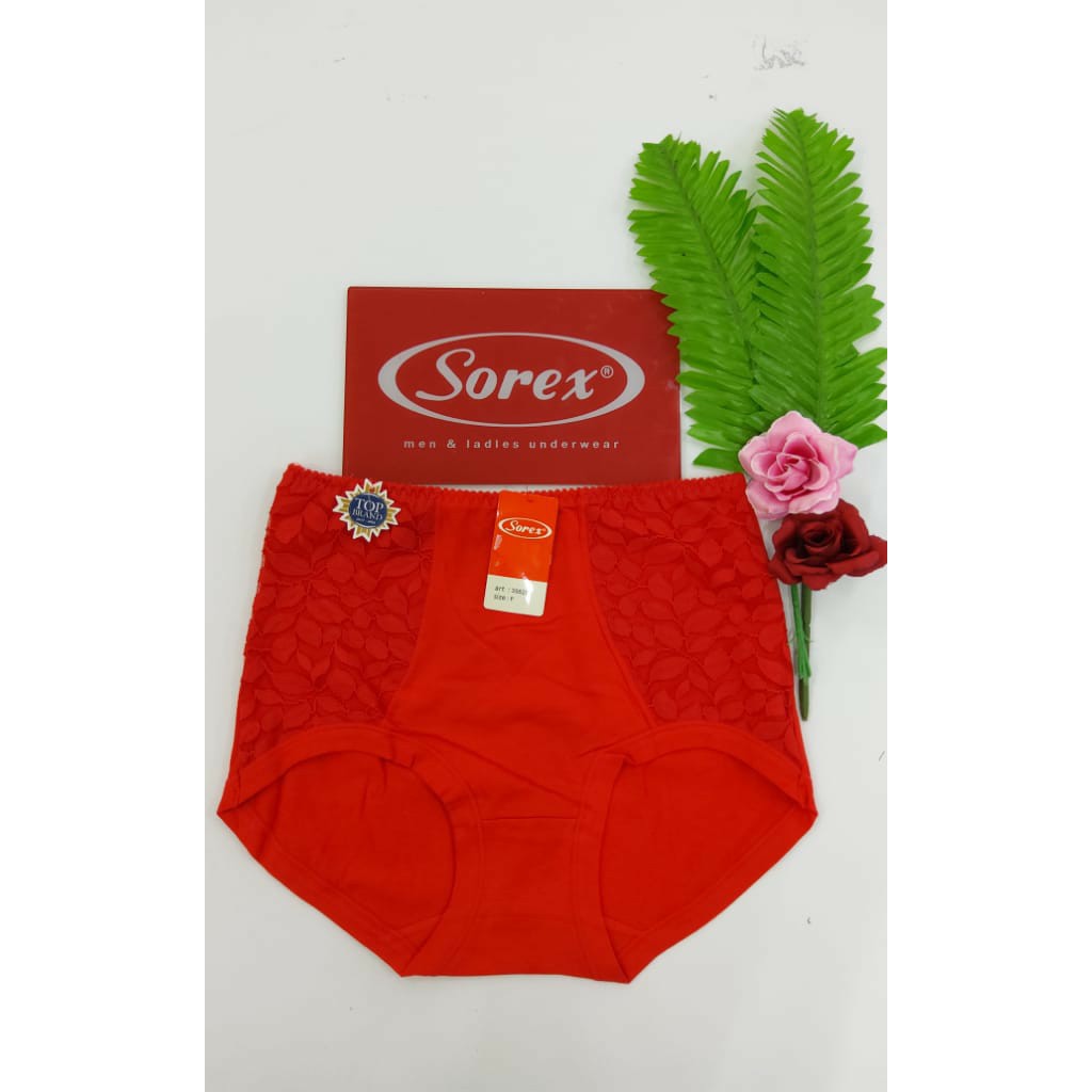 gos  CELANA DALAM SOREX WANITA 35626 SUPER SOFT MIX Brokat