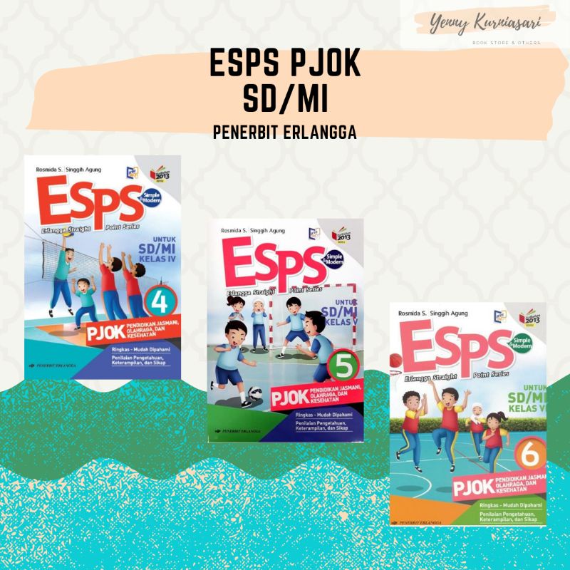 Erlangga ESPS PJOK SD Kelas 4 / 5 / 6