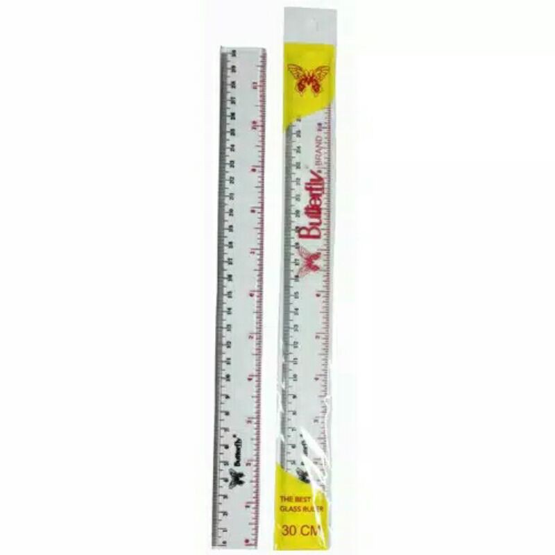 

Penggaris Plastik 30 Cm Butterfly/Ruler