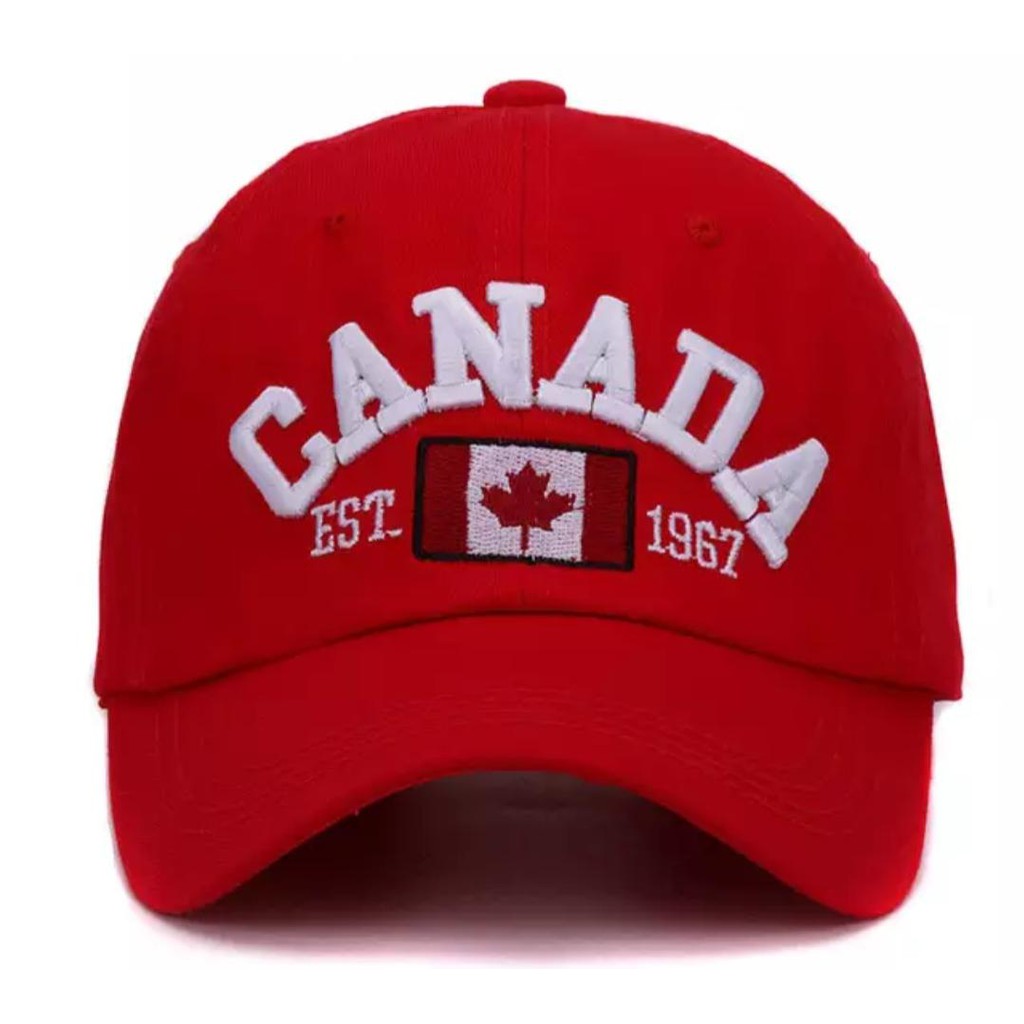 Topi Baseball CANADA Pria &amp; Wanita Terbaru Nyaman &amp; Elegant Model dan Desain Terkini