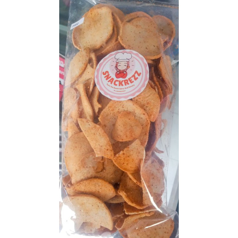 

keripik bakso goreng pedas