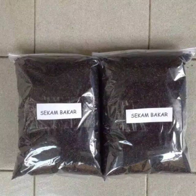 media tanam sekam bakar 500gram / repacking sekam bakar / sekam bakar / media tanam