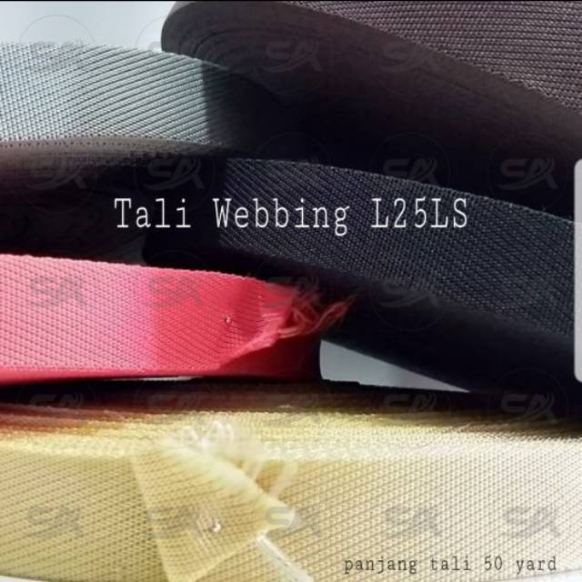 

TALI WEBBING L25LS / TALI BISBAN 2,5 CM (ROL)