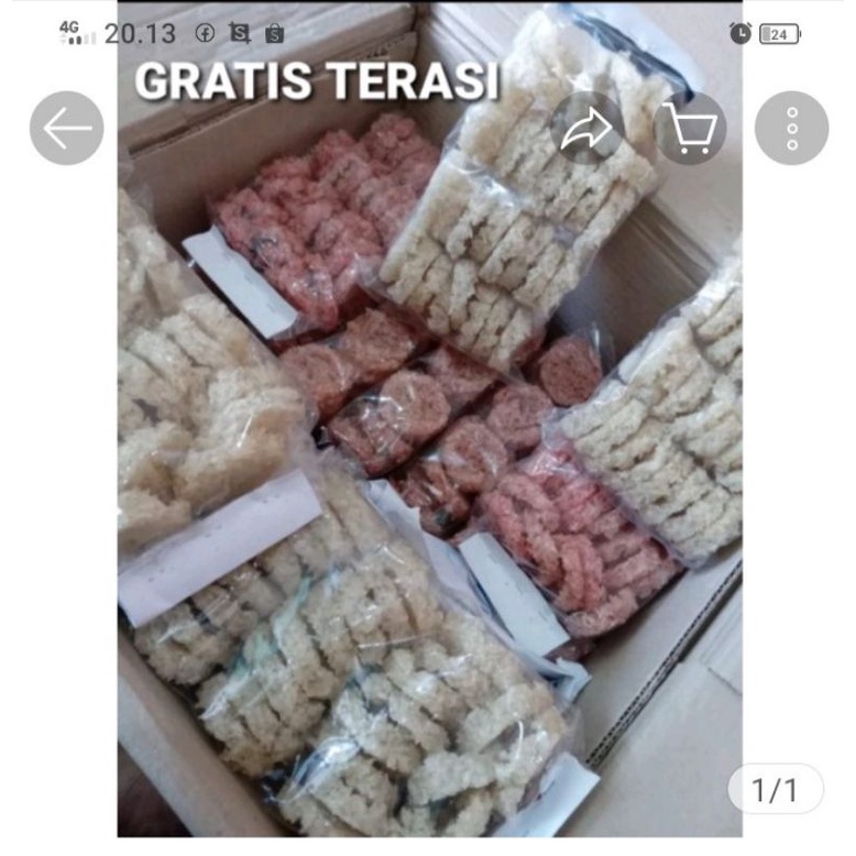 

Regginang terasi atauu ORI.(Mentah.).250 gramm .