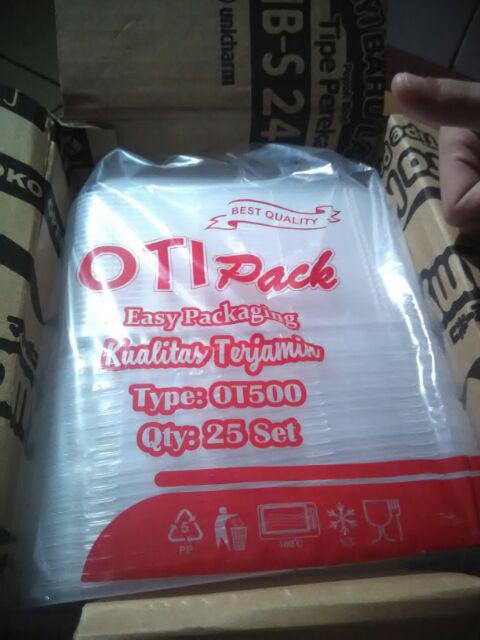 Thinwall 500 Ml Food Container Box Kotak Makanan Plastik