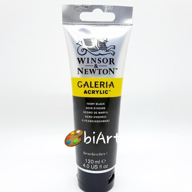 

Cat Akrilik Galeria Acrylic Colour 120 Ml Ivory Black Winsor & Newton Termurah