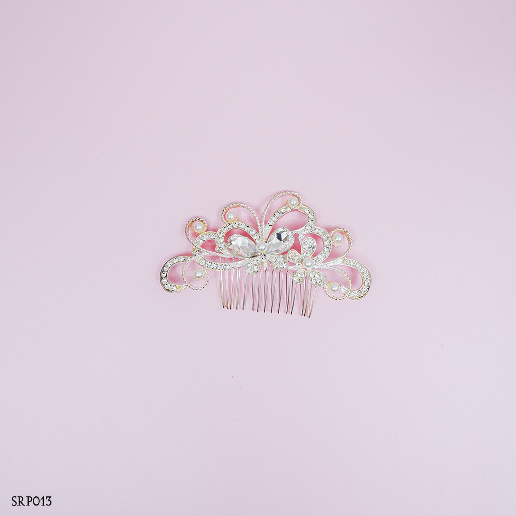 [PALING LARIS] AKSESORIS WEDDING PERNIKAHAN SIRKAM RAMBUT PESTA WANITA SRP013