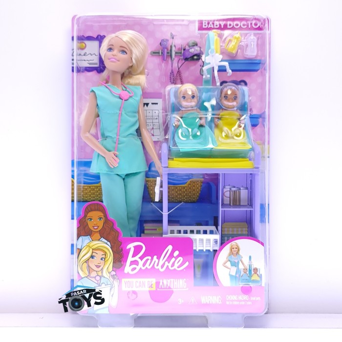Dijual Barbie Baby Doctor Playset Mattel Boneka Barbie Dokter Berkualitas