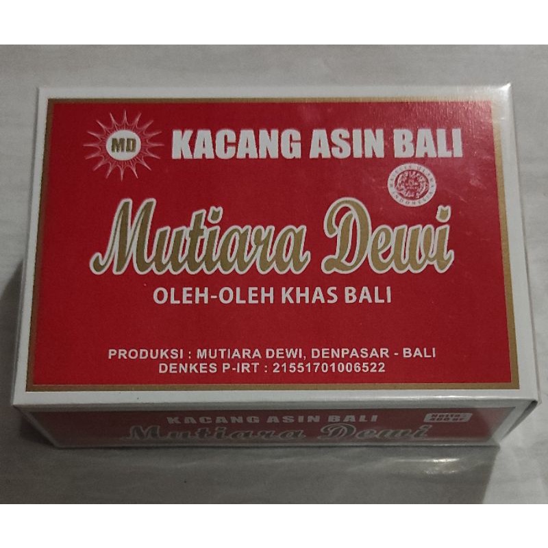 

Kacang Asin Mutiara Dewi 400 gr oleh oleh khas Bali